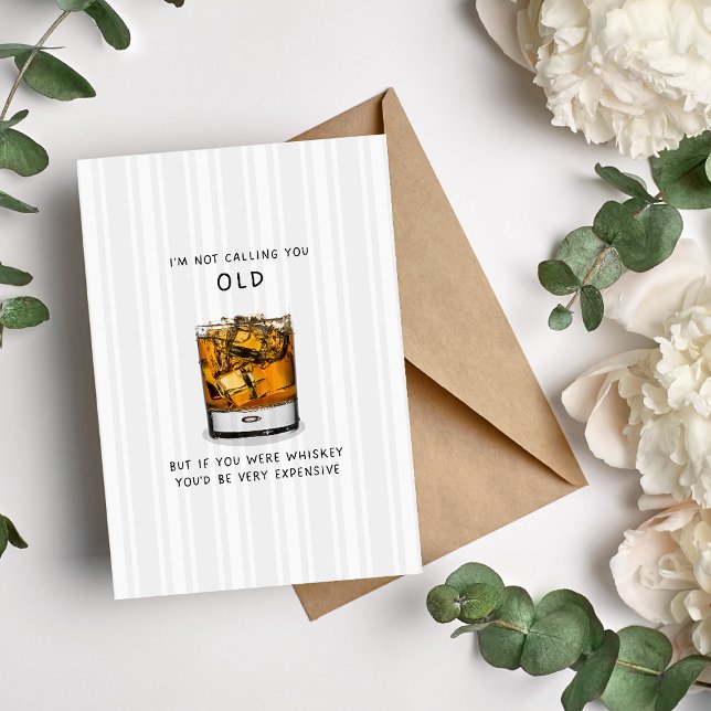 Whiskey Adult Birthday Card (Creator Uploaded)