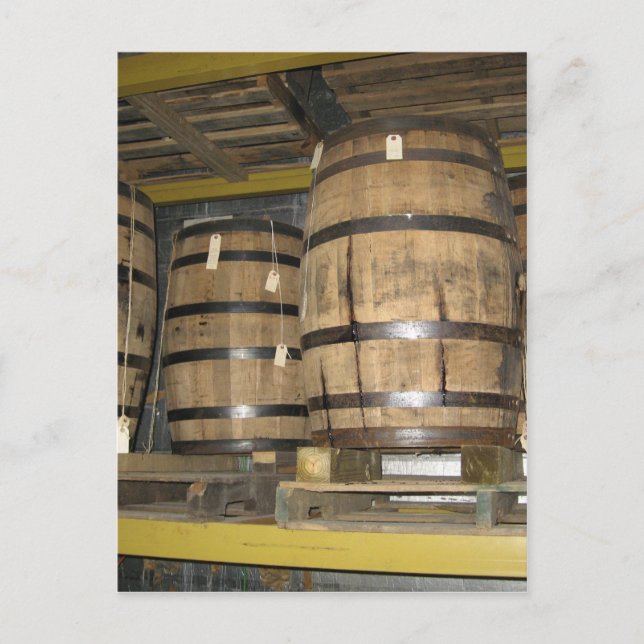 Whiskey Barrels Postcard (Front)