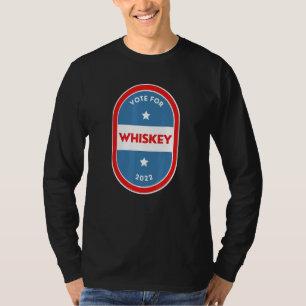 Whiskey  Bartender Political Election Parody 2022 T-Shirt