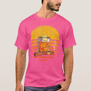 Whiskey Cigar Lover Cigar Smoker T-Shirt