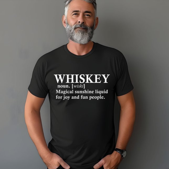 Whiskey definition funny drinking quotes T-Shirt (Creator Uploaded)