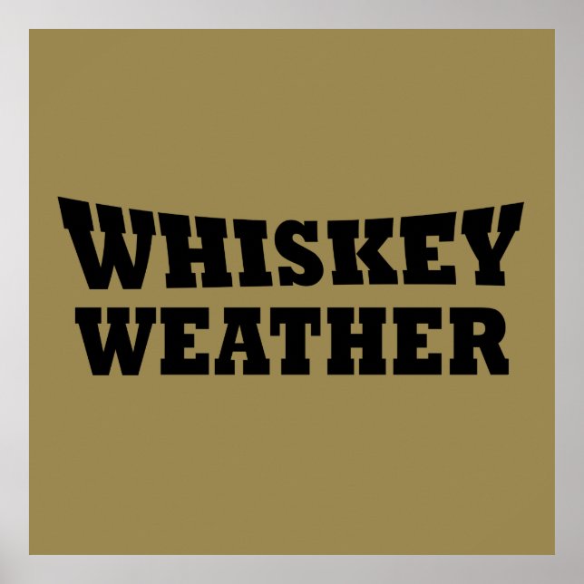 whiskey lover funny quotes poster (Front)