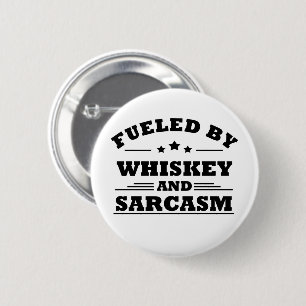 Whiskey quotes funny drinking alcohol sayings 6 cm round badge