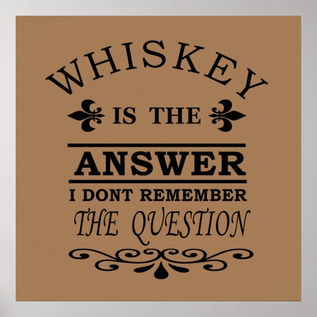 whiskey quotes poster (Front)