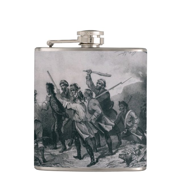 Whiskey Rebellion Hip Flask (Front)