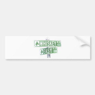 Whiskey Rode and Easy Street 1 Bumper Sticker