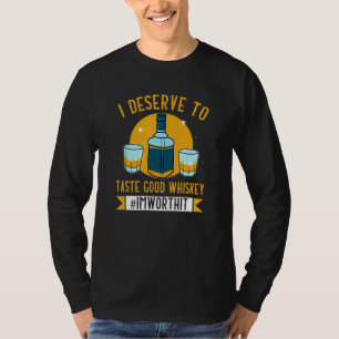 Whiskey Rum Alcohol Cocktail Drunk Alcoholic Damp  T-Shirt