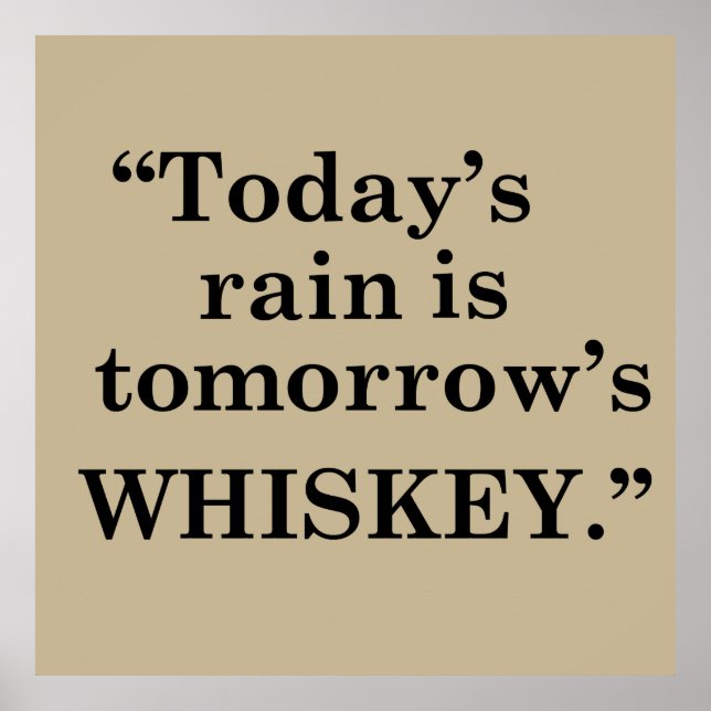 whiskey slogan poster (Front)