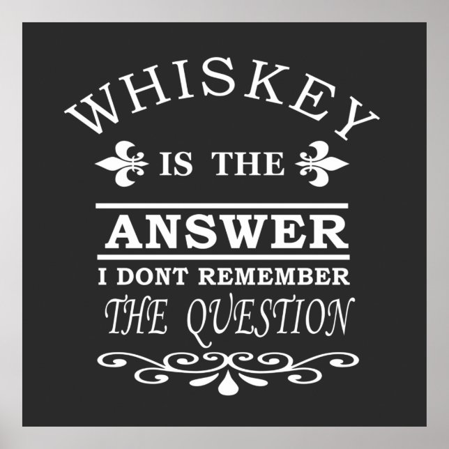 whiskey slogan poster (Front)