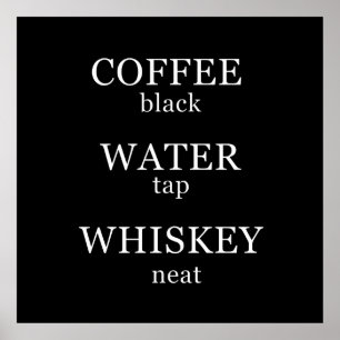 whiskey slogan poster
