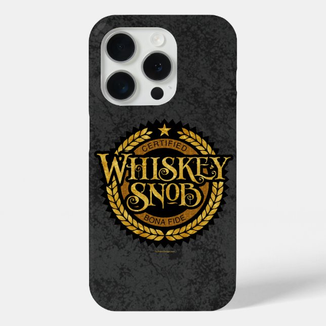 Whiskey Snob Case-Mate iPhone Case (Back)