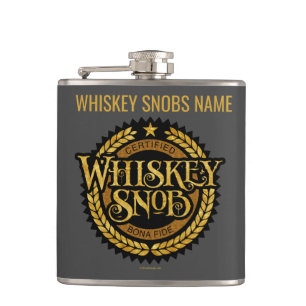 Whiskey Snob Hip Flask