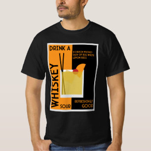 Whiskey Sour Cocktail T-Shirt