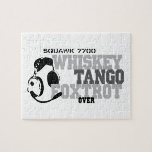 Whiskey Tango Foxtrot - Aviation Humour Jigsaw Puzzle