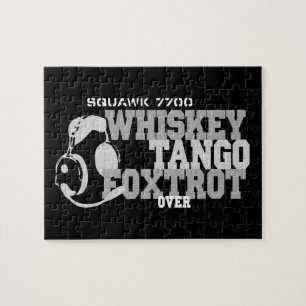 Whiskey Tango Foxtrot - Aviation Humour Jigsaw Puzzle