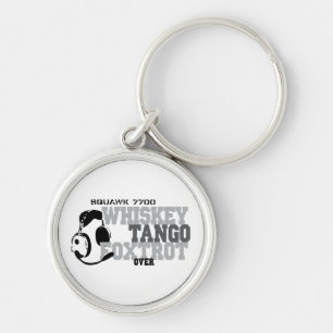 Whiskey Tango Foxtrot - Aviation Humour Key Ring