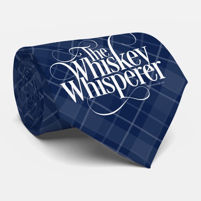 Whiskey Whisperer Neck Tie (Rolled)