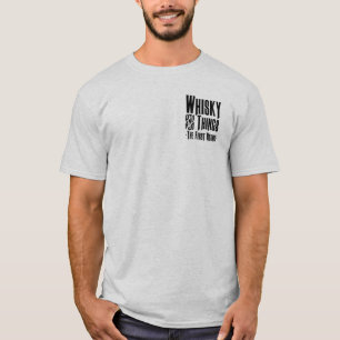 Whisky and Things - The First Round T-shirt Gray