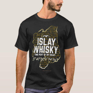 Whisky Design Coastline of Islay & Tasting Notes f T-Shirt