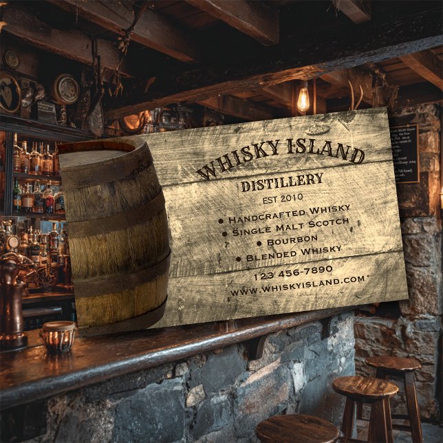 Whisky Distillery Business Card (Creator Uploaded)