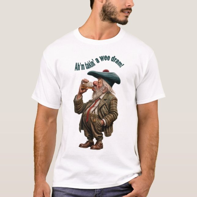 Whisky Drinker T-shirt (Front)