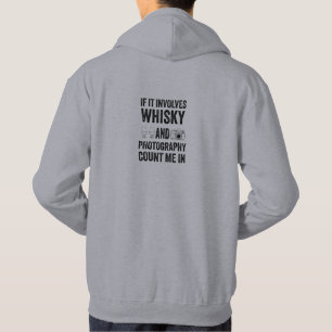Whisky & Photography - Funny Hobby Design Hoodie