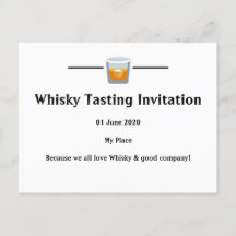 Whisky Tasting Invitation