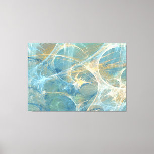 Whisper 3D Abstract Fractal Canvas Print