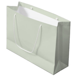 Whisper Green Solid Colour Large Gift Bag