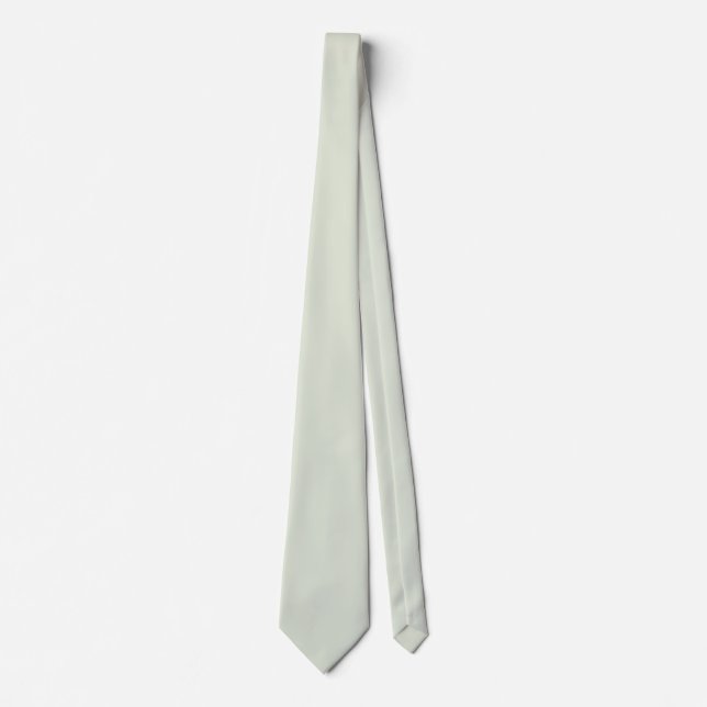 Whisper Green Solid Colour Tie (Front)