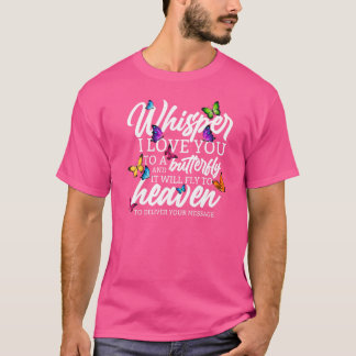 Whisper I Love You Butterfly and Religious T-Shirt