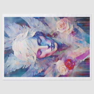 Whisper My Name, Guardian Angel, Paper Collage 