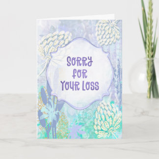 Whisper of Flowers – Sympathy Card Soft Pastels