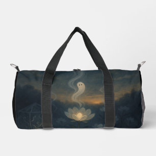 Whisper of the Bloom – Personalised Gothic Floral  Duffle Bag