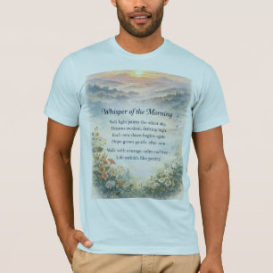 Whisper of the Morning Scenic Poetry Graphic Men T-Shirt