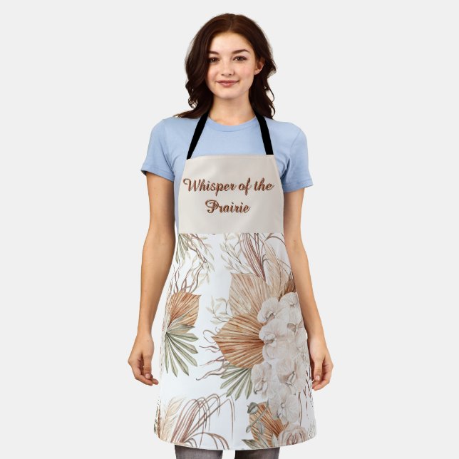 Whisper of the Prairie Boho Apron | Nature  (Worn)