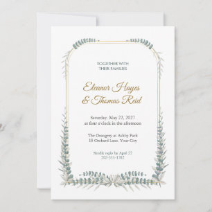 Whisper Tablet Wedding Invitation