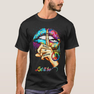 Whisper words of wisdom let peace signal let it be T-Shirt