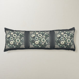 Whispered Clover Knotwork Garden Body Cushion