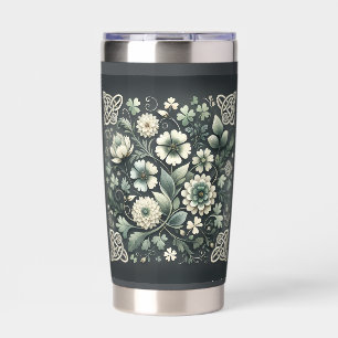 Whispered Clover Knotwork Garden Insulated Tumbler