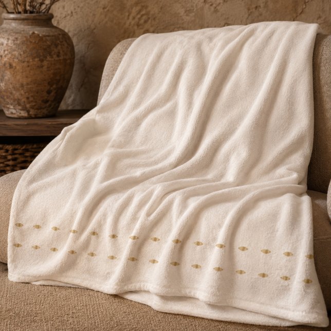 Whispered Ivory Fleece Blanket (Creator Uploaded)
