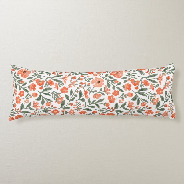 Whispering blossoms of grace body cushion (Front)