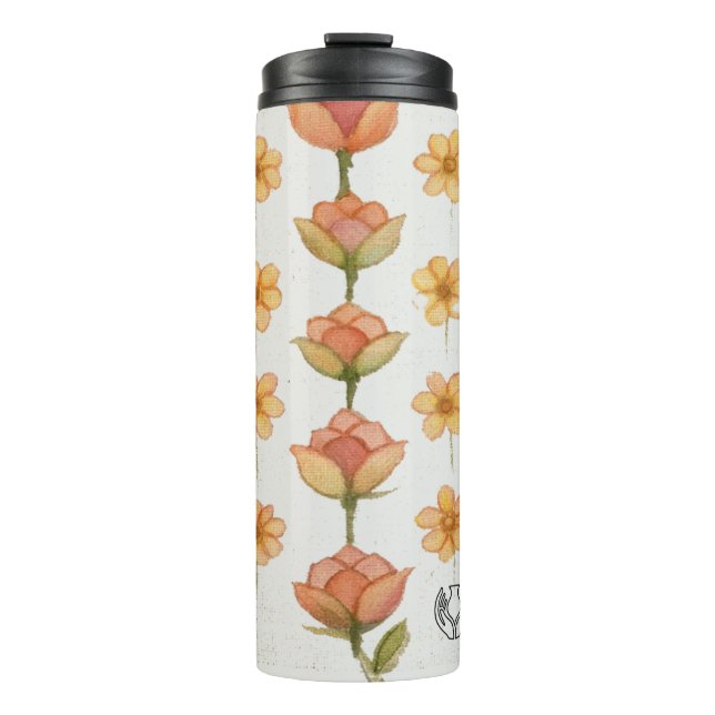 Whispering Blossoms Thermal Tumbler (Front)