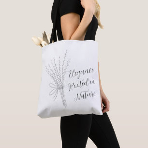 Whispering Branches Botanical Tote Bag