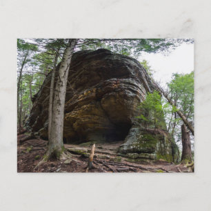 Whispering Cave, Hocking Hills SP, Ohio Postcard