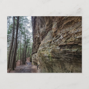 Whispering Cave, Hocking Hills State Park, Ohio Postcard