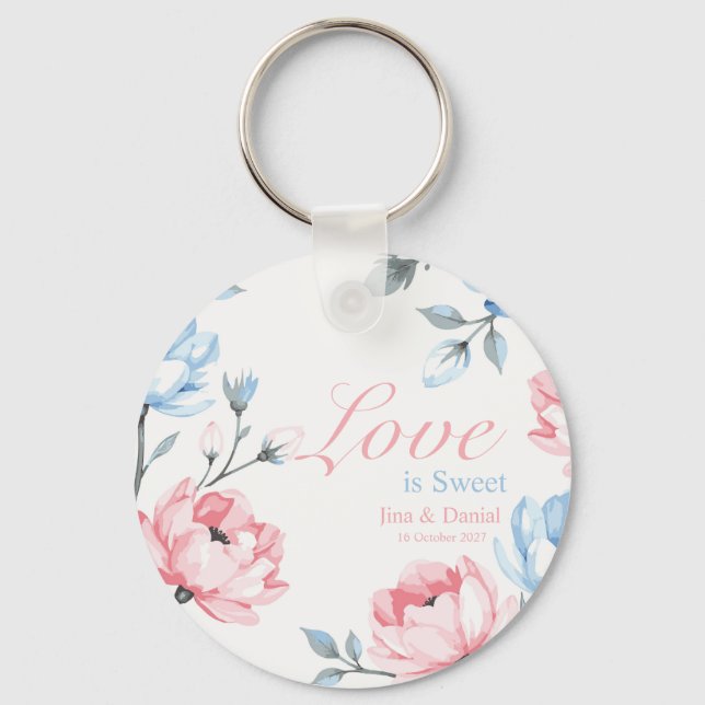 Whispering Garden Key Ring (Front)