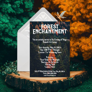 Whispering Grove Enchantment: Enchanted Forest  Invitation
