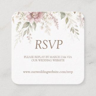 Whispering Magnolia Wedding Invitation