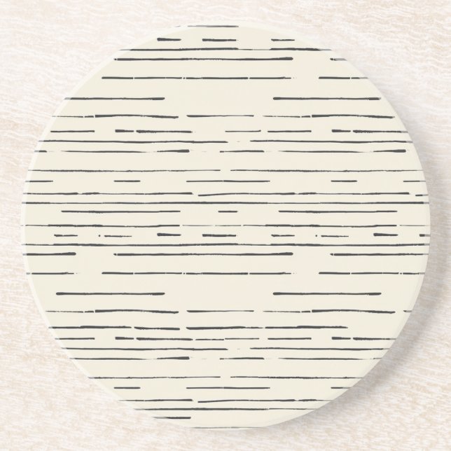Whispering Meadow Neutral Floral Coaster (Front)